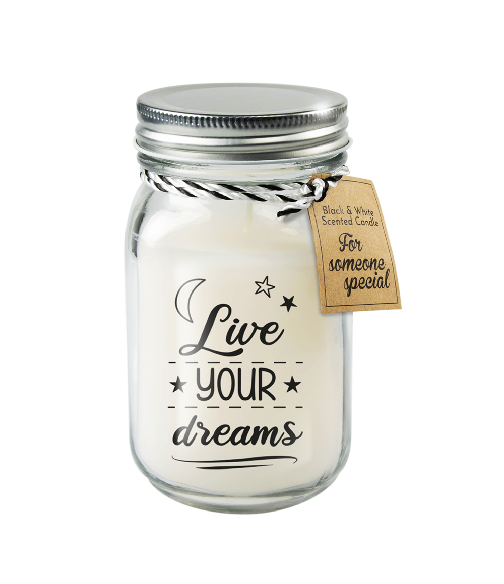 Scented Candle lLve your Dreams