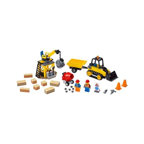 Help een dagje mee op de bouwplaats met LEGO City 60252 Constructiebulldozer Help de drukke LEGO® City bouwvakkers op deze stoere bouwplaats!