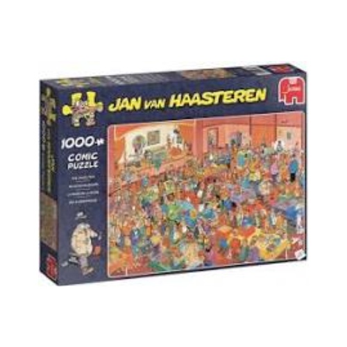 Deze puzzel van Jumbo met als thema 'de goochelbeurs' is getekend door Jan van Haasteren en bevat 2000 stukjes. De tekenaar Jan van Haasteren laat in al zijn puzzels zijn handelsmerk achter. Voor urenlang puzzelplezier!