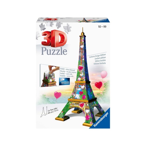 Puzzel Eiffeltoren 3D puzzle Love Edition