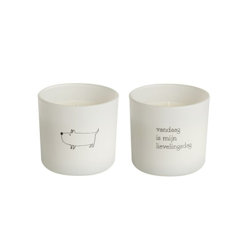 Gusta Kaarsen Lievelings-Hond Set 2
