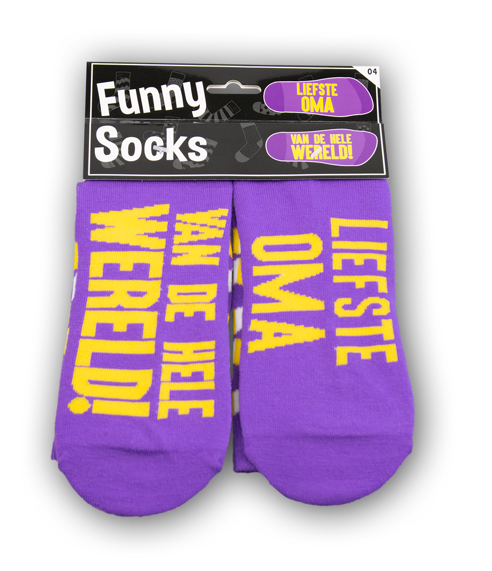 Funny Socks 04 Liefste Oma