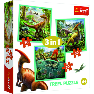 puzzel dino 3 in 1
