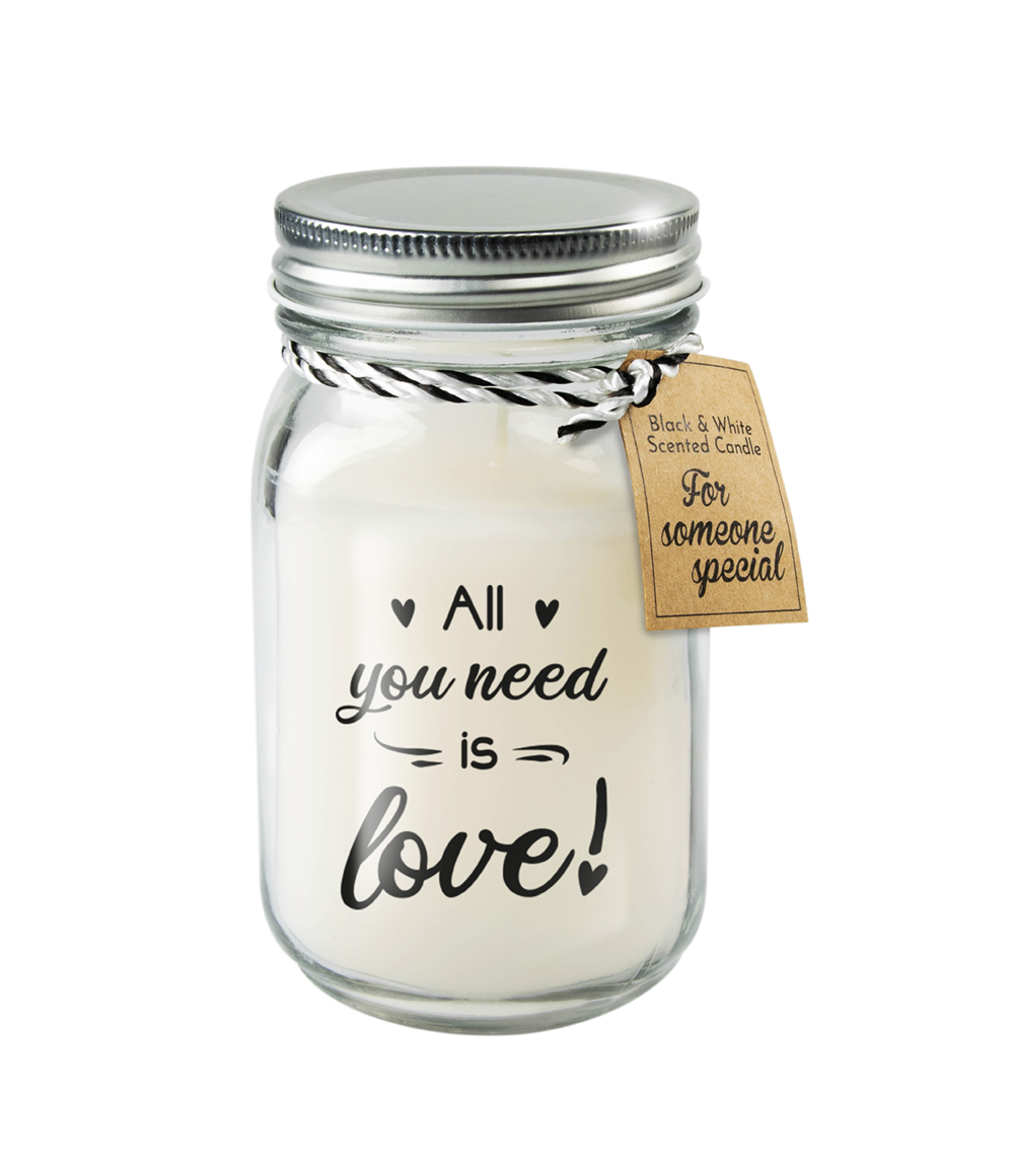 Scented Candles all You need is Love