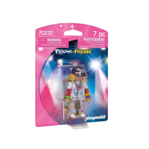 Met de Playmobil 70237 Rapper kunnen kinderen zelf verhalen verzinnen. Bevat een PLAYMOBIL figuur en accessoires. Geschikt vanaf 4 jaar.