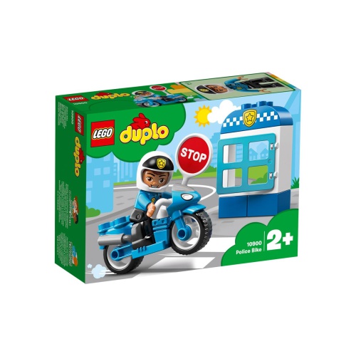 Leer alles over agenten met de LEGO® DUPLO® Mijn eigen stad politiemotor Met LEGO® DUPLO®