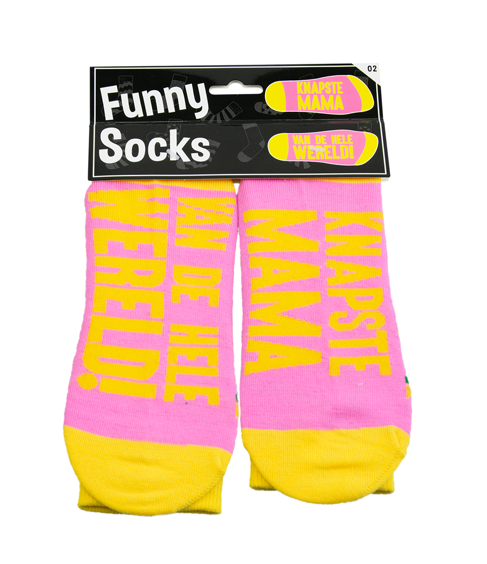 Funny Socks 02 Knapste Mama