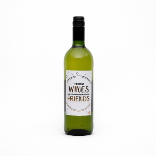 The best wines are the ones we drink with friends. En zo is het! En natuurlijk met een touch of gold.

Vin Blanc (voornamelijk Grenache blanc) – Vin de France