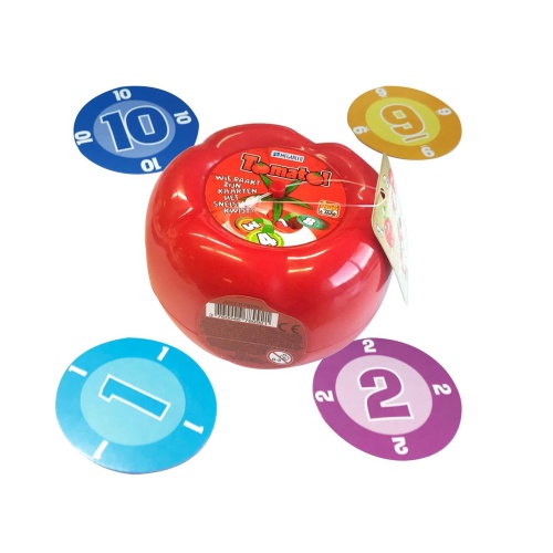 Tomato kaartspel. Specificaties: Speeltijd: ongeveer 10 minuten Te spelen met 2 t/m 6 personen