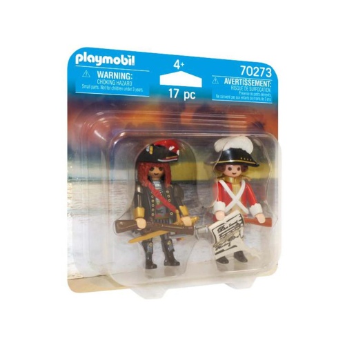Playmobil 70273 Duopack Piratenkapitein en Soldaat