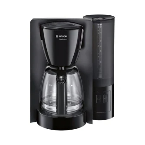 Met de Bosch TKA6A043 ComfortLine Zwart begin je de dag goed met een heerlijke, handmatig samengestelde kop koffie. Dankzij de Aroma+-optie is het namelijk mogelijk om de hoeveelheid aroma individueel aan te passen.
