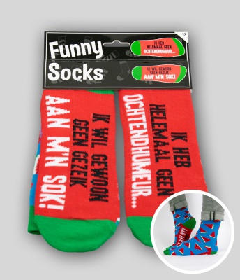 Funny Socks 13 Ochtendhumeur