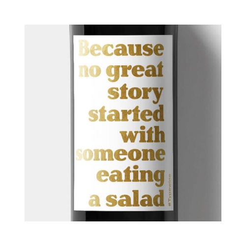 Etiket Bercause no Great Story ended eating Salad