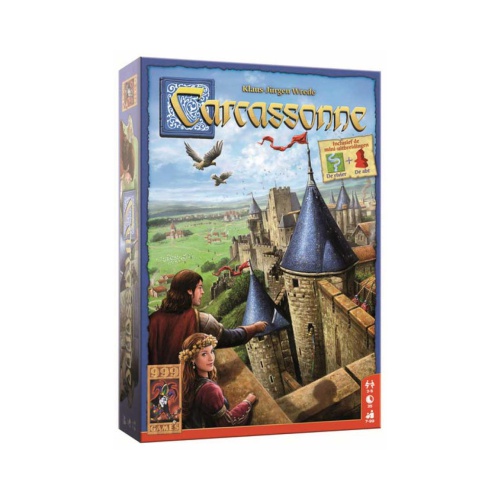 Scoor zoveel mogelijk punten door slim te bouwen in het leuke spel Carcasonne. Carcassonne is het bekende legspel waarin je samen de Franse stad Carasonne opbouwt met wegen, steden, kloosters en weiden.