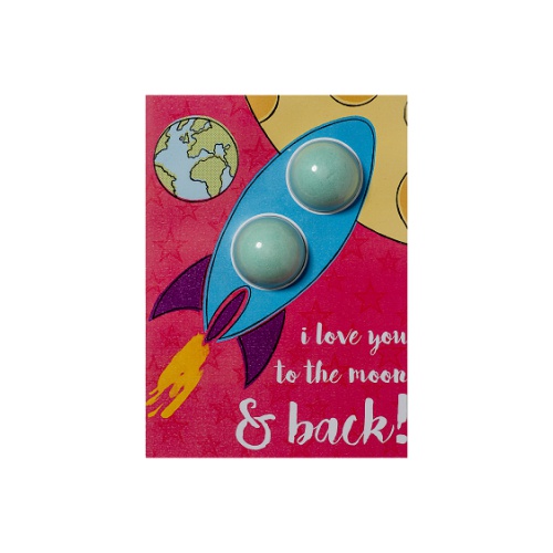 Een bijzonder boodschap zeg je met een bruisende bath blastercard. Een bijzondere kaart met heerlijke en natuurlijke bruisballen voor in bad. Een geweldig product - gemaakt met liefde.